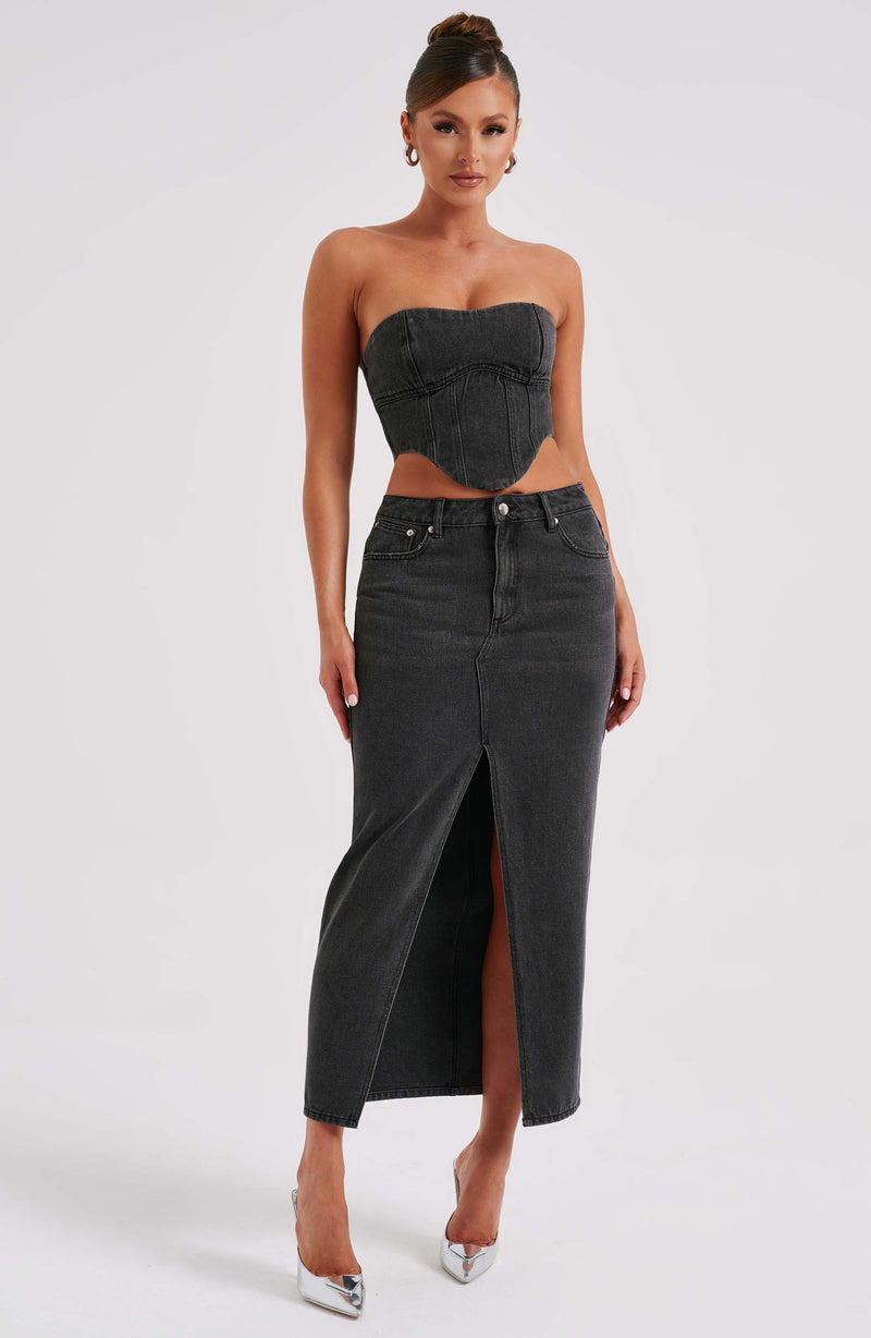 Flor Maxi Skirt - Black Skirt Babyboo Fashion Premium Exclusive Design