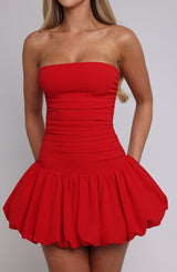 Gemma Mini Dress - Red Dress Babyboo Fashion Premium Exclusive Design