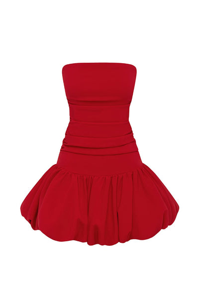 Gemma Mini Dress - Red Dress Babyboo Fashion Premium Exclusive Design