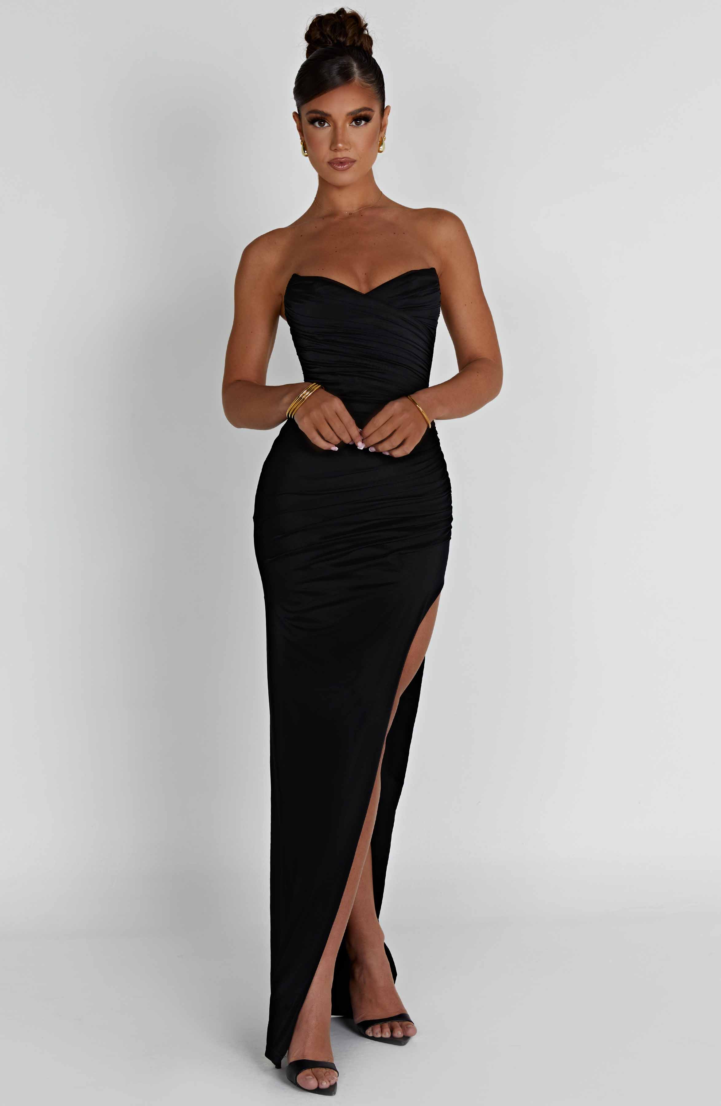 Giovanna Maxi Dress - Black – BABYBOO