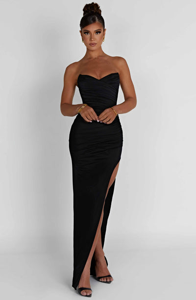 Giovanna Maxi Dress - Black Dress Babyboo Fashion Premium Exclusive Design