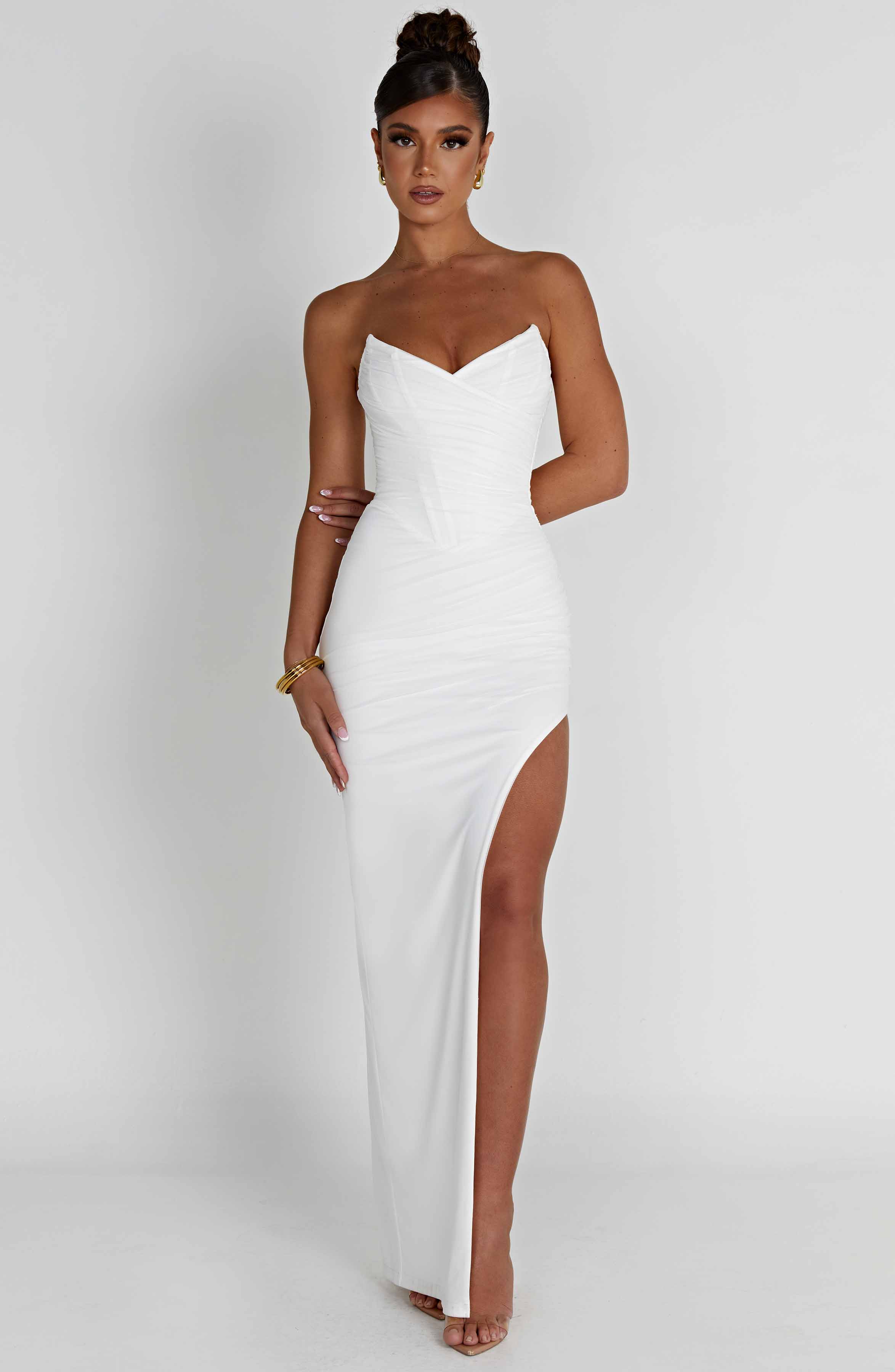 Giovanna Maxi Dress - Ivory – BABYBOO