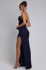 Giovanna Maxi Dress - Navy Dress Babyboo Fashion Premium Exclusive Design