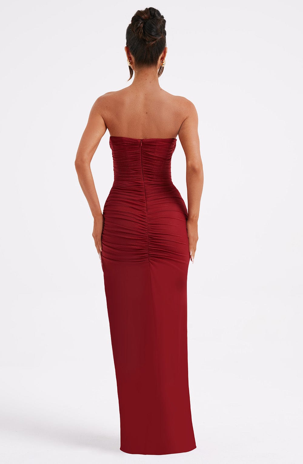 Giovanna Maxi Dress - Wine – BABYBOO