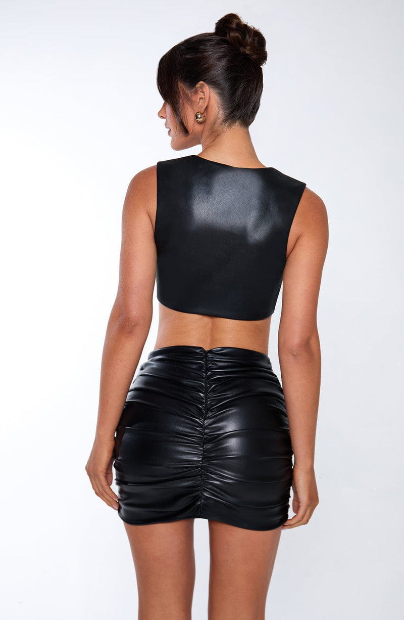 Gwen Mini Skirt - Black Skirt Babyboo Fashion Premium Exclusive Design