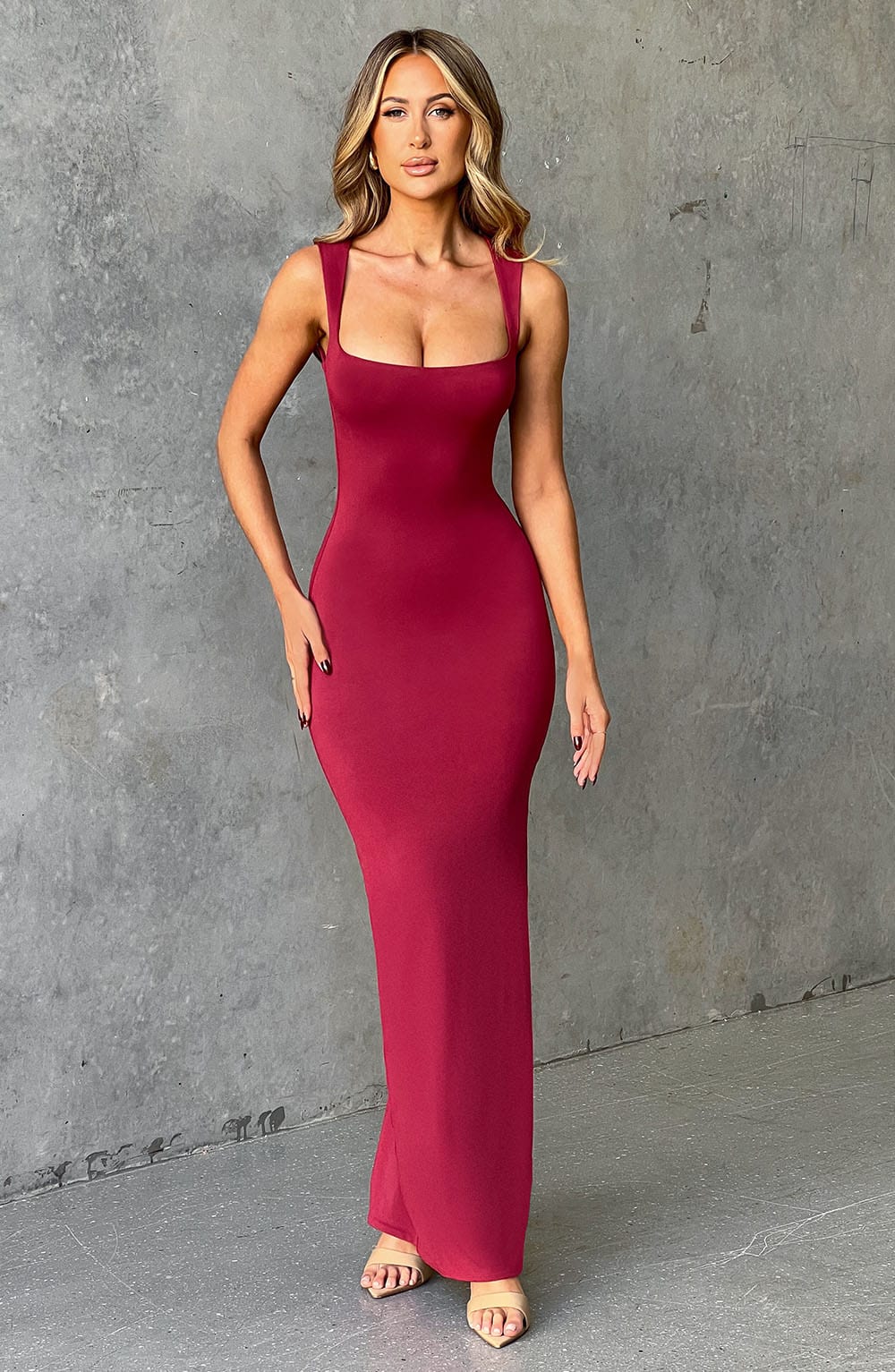 Hadley Maxi Dress - Cherry – BABYBOO