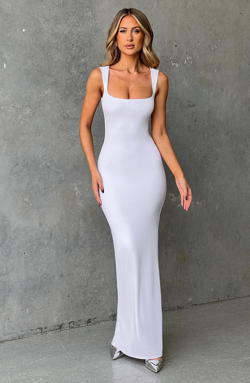 Formal white maxi dress best sale