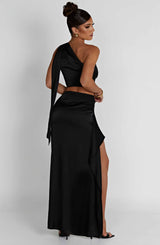 Halsey Maxi Skirt - Black Skirt Babyboo Fashion Premium Exclusive Design