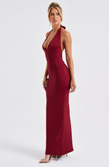 Harmonia Maxi Dress - Burgundy Dress Babyboo Fashion Premium Exclusive Design