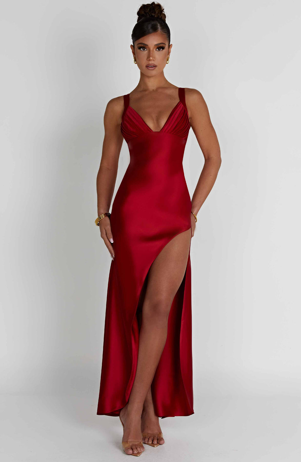 Hayley Maxi Dress - Red – BABYBOO