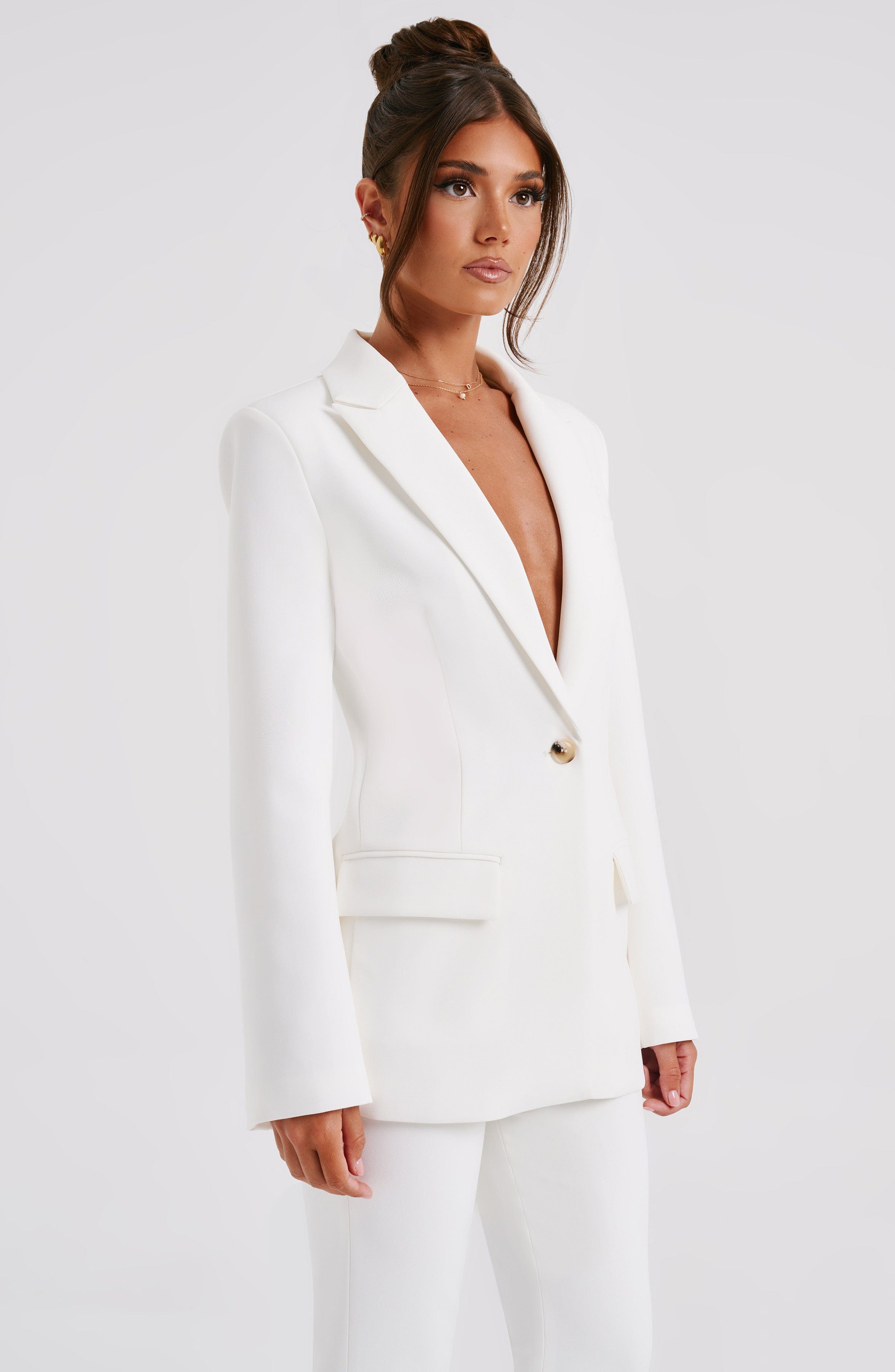 Hazel Suit Jacket - Ivory – BABYBOO