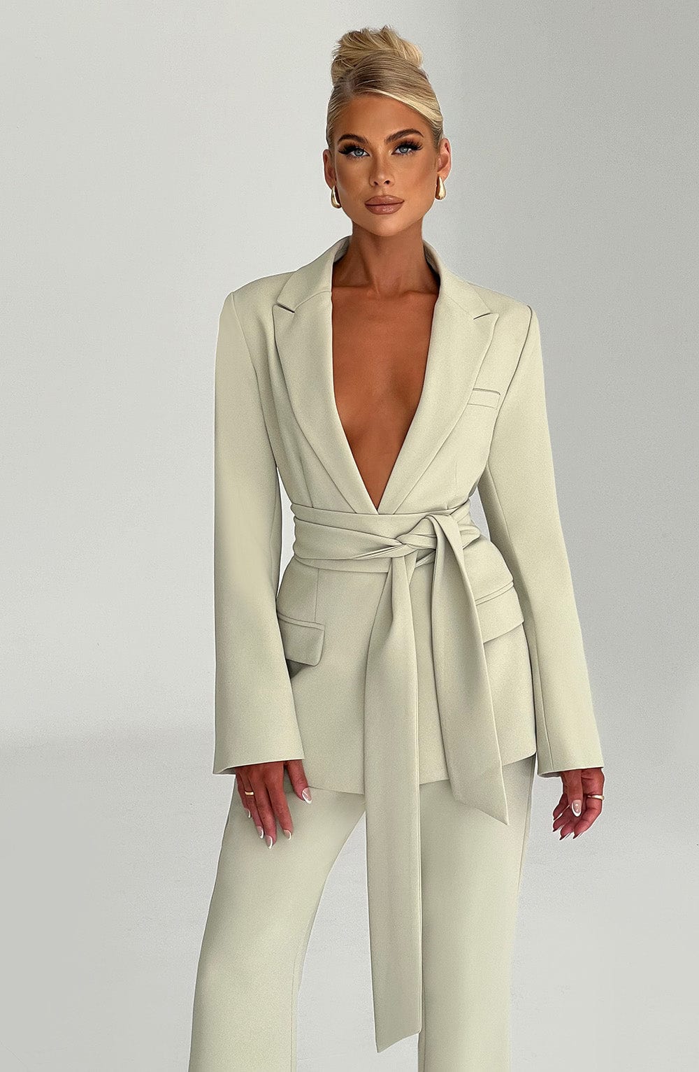 Hazel Suit Jacket - Sage – BABYBOO