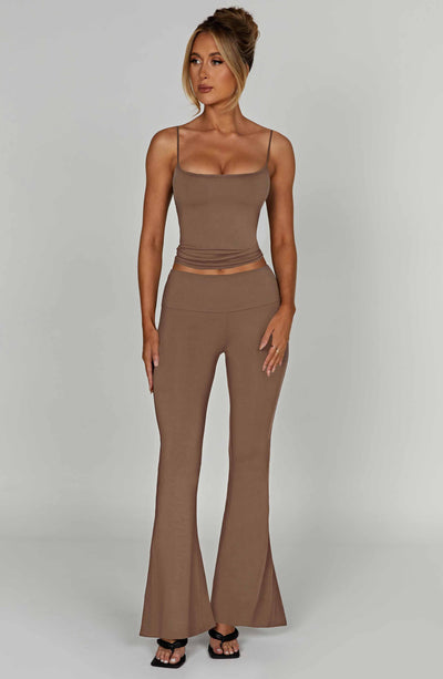 Heidi Pant - Mocha Pants Babyboo Fashion Premium Exclusive Design