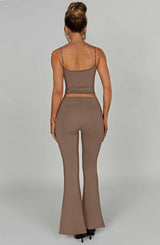 Heidi Pant - Mocha Pants Babyboo Fashion Premium Exclusive Design