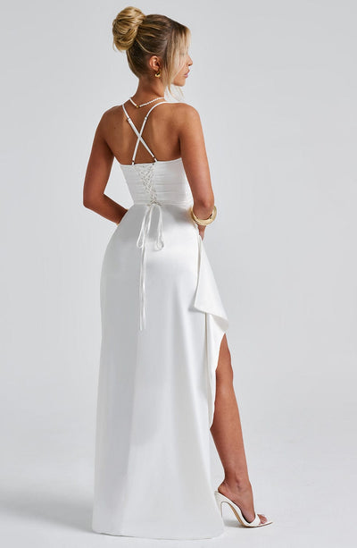 Collective Dress - Helen Maxi Dress - Ivory fifth image