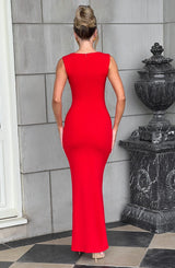 Helena Maxi Dress - Red Dress Babyboo Fashion Premium Exclusive Design