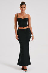 Izi Maxi Skirt - Black Skirt XS Babyboo Fashion Premium Exclusive Design