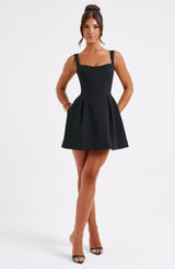 Janiyah Mini Dress - Black Dress Babyboo Fashion Premium Exclusive Design