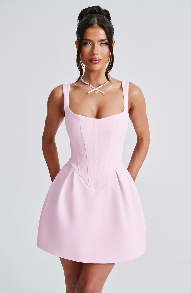 Janiyah Mini Dress - Blush Dress Babyboo Fashion Premium Exclusive Design