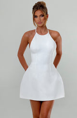 Jayne Mini Dress - Ivory Dress Babyboo Fashion Premium Exclusive Design