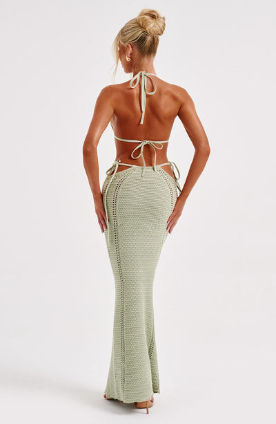 Jia Maxi Skirt - Green Skirt Babyboo Fashion Premium Exclusive Design