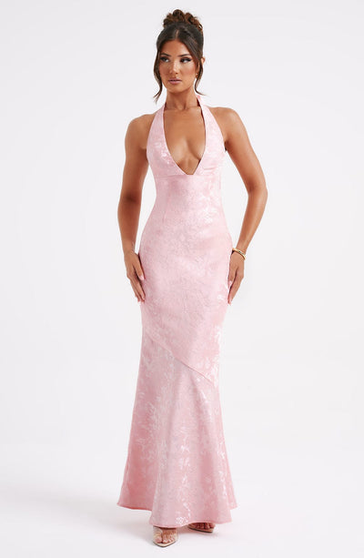 Shop Formal Dress - Josephine Maxi Dress - Blush fifth image