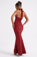 Josephine Maxi Dress - Red Dress Babyboo Fashion Premium Exclusive Design