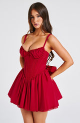 Josie Mini Dress - Red Dress Babyboo Fashion Premium Exclusive Design