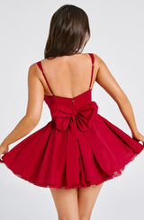 Josie Mini Dress - Red Dress Babyboo Fashion Premium Exclusive Design