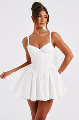 Josie Mini Dress - White Dress Babyboo Fashion Premium Exclusive Design