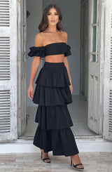 Joy Maxi Skirt - Black Skirt Babyboo Fashion Premium Exclusive Design