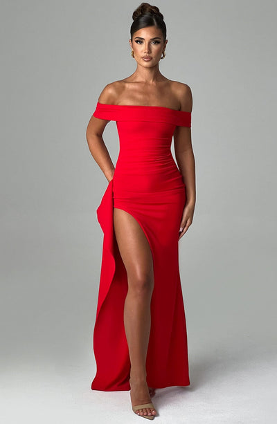 Ariel Maxi Dress - Red – BABYBOO