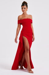 Joyce Maxi Dress - Red Dress Babyboo Fashion Premium Exclusive Design