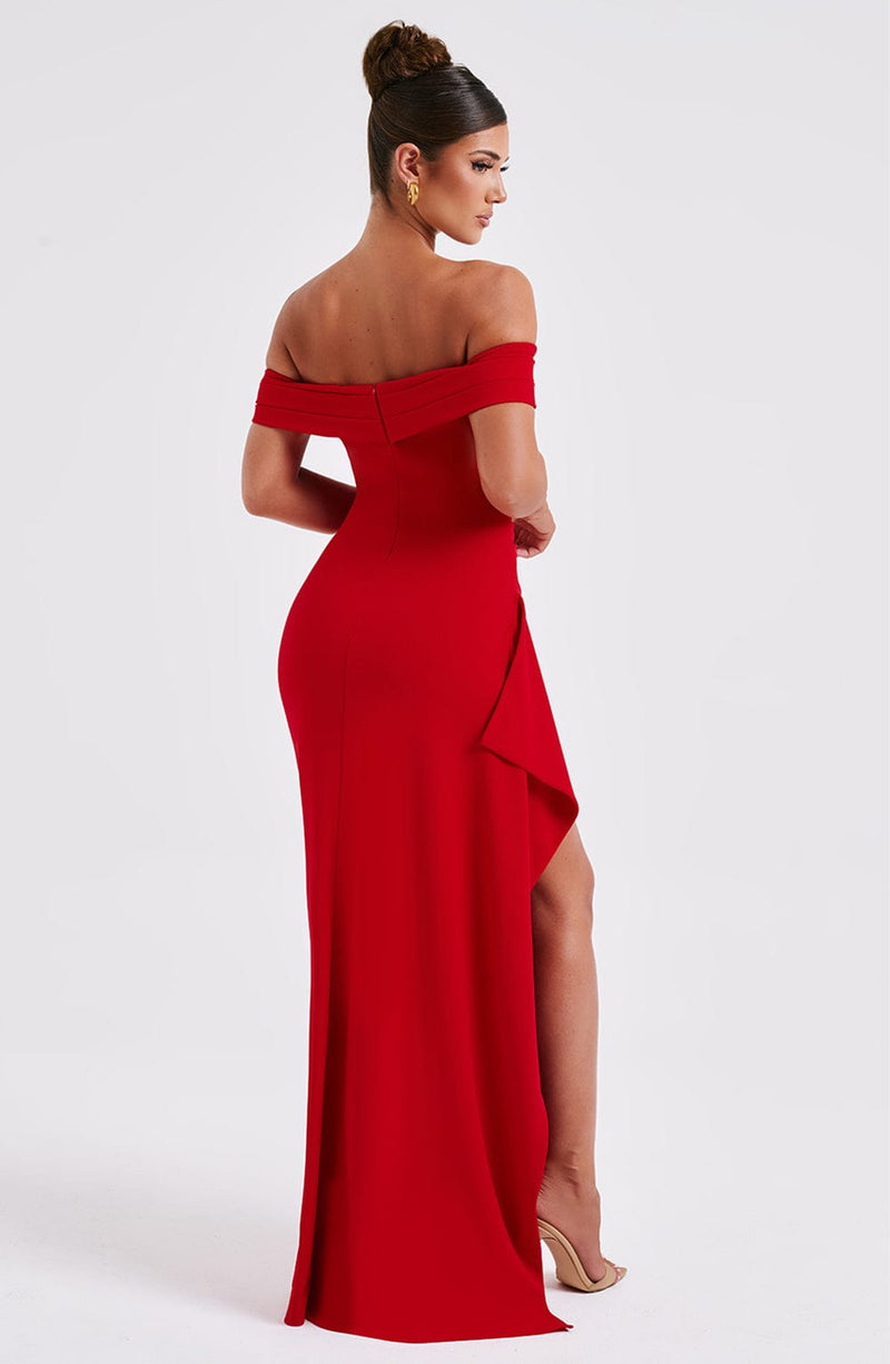 Joyce Maxi Dress - Red Dress Babyboo Fashion Premium Exclusive Design