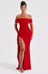 Joyce Maxi Dress - Red Dress Babyboo Fashion Premium Exclusive Design