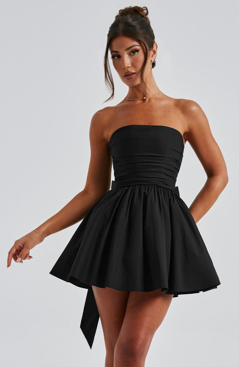 Katrina Mini Dress - Black Dress Babyboo Fashion Premium Exclusive Design