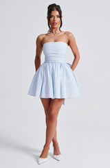 Katrina Mini Dress - Blue Dress Babyboo Fashion Premium Exclusive Design