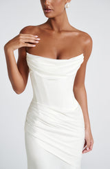 Kensington Maxi Dress - Ivory Dress Babyboo Fashion Premium Exclusive Design