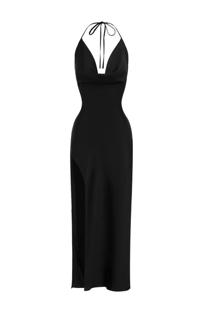 Kiandra Maxi Dress - Black Dress Babyboo Fashion Premium Exclusive Design