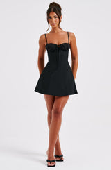 Lacey Mini Dress - Black Dress Babyboo Fashion Premium Exclusive Design