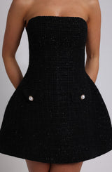 Lottie Mini Dress - Black Dress Babyboo Fashion Premium Exclusive Design