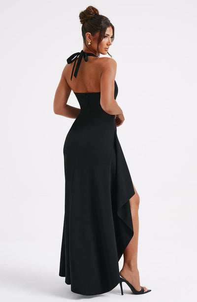 Shop Formal Dress - Luella Maxi Dress - Black fourth image
