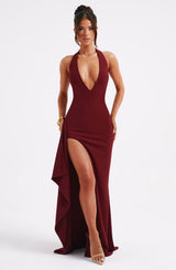 Luella Maxi Dress - Burgundy Dress XS Babyboo Fashion Premium Exclusive Design