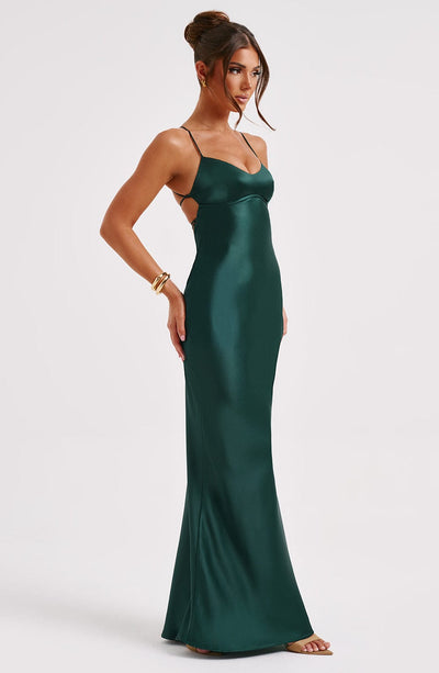Shop Formal Dress - Malika Maxi Dress - Emerald secondary image