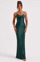 Malika Maxi Dress - Emerald Dress Babyboo Fashion Premium Exclusive Design