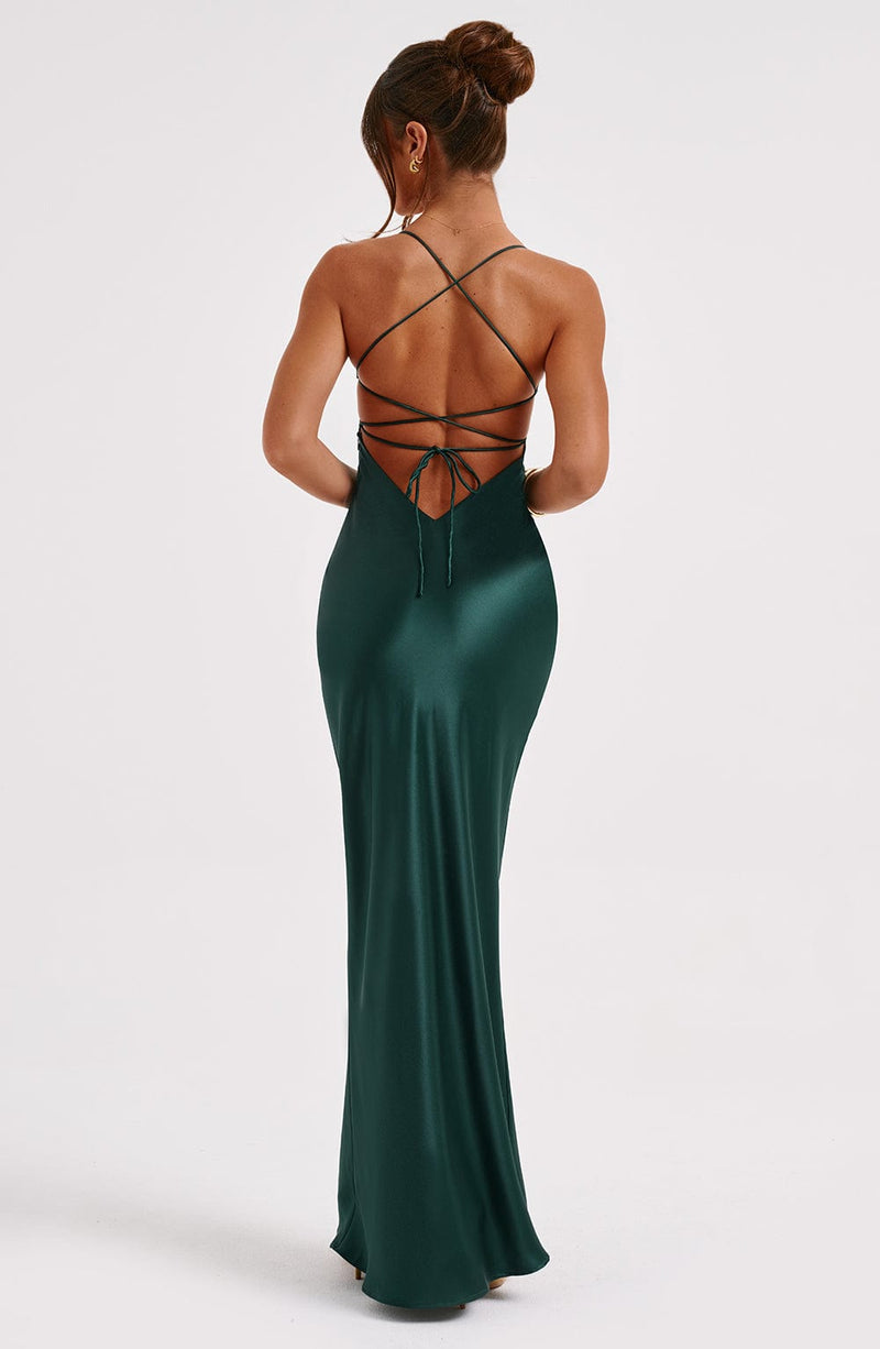 Malika Maxi Dress - Emerald – BABYBOO