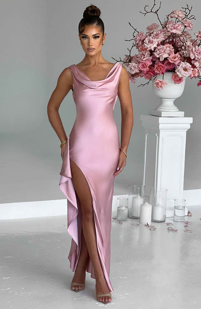 Marilyn Maxi Dress - Blush Dress Babyboo Fashion Premium Exclusive Design