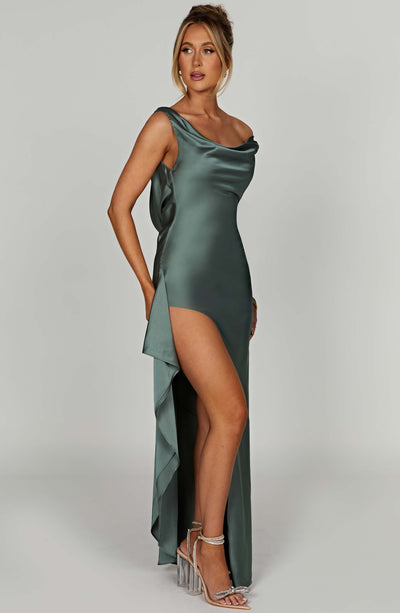 Shop Formal Dress - Marilyn Maxi Dress - Sage third image