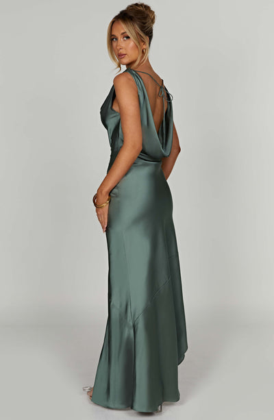 Shop Formal Dress - Marilyn Maxi Dress - Sage fourth image