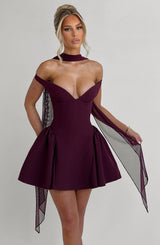 Marla Mini Dress - Cherry Lacquer Dress Babyboo Fashion Premium Exclusive Design